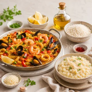 ARROZ CON BERBERECHOS Y BONITO
