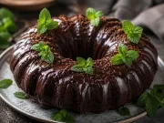 CORONA DE CHOCOLATE CON MENTA