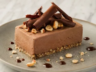 SEMIFRÍO DE CHOCOLATE Y AVELLANAS