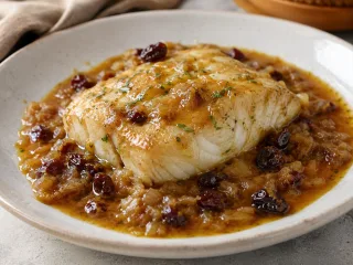 BACALAO CON PASAS