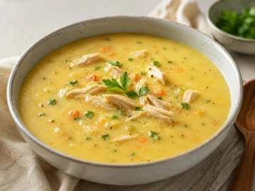 CREMA DE VERDURAS Y POLLO