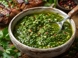 SALSA CHIMICHURRI PARA BARBACOAS Y CARNE