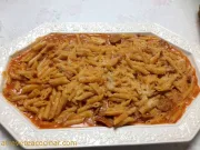 MACARRONES CON JAMÓN Y CHORIZO