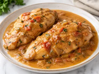 PECHUGAS EN SALSA