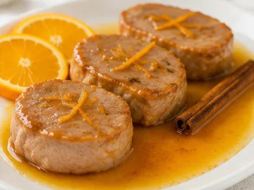 SOLOMILLOS DE CERDO CON SALSA DE NARANJA Y CANELA