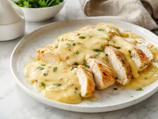 PECHUGAS EN SALSA DE QUESO