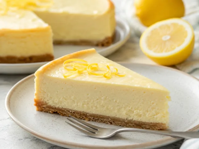TARTA DE QUESO AL LIMÓN