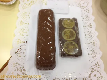 TURRÓN DE CHOCOLATE Y NARANJA