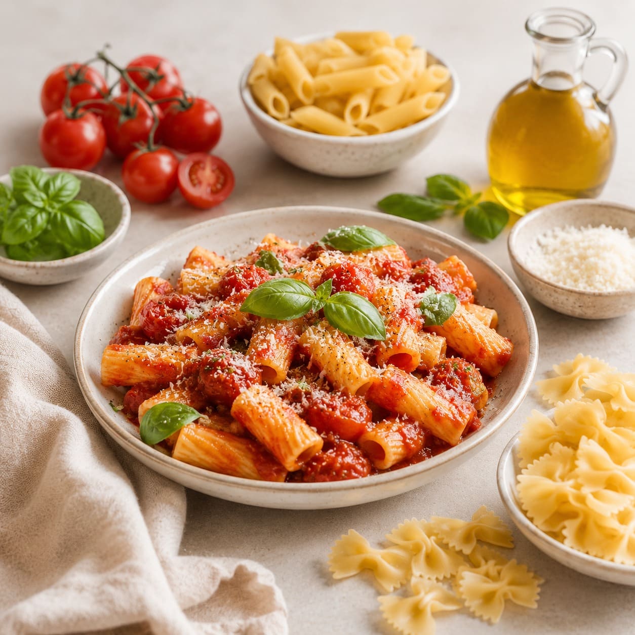 Aprovechando la pasta