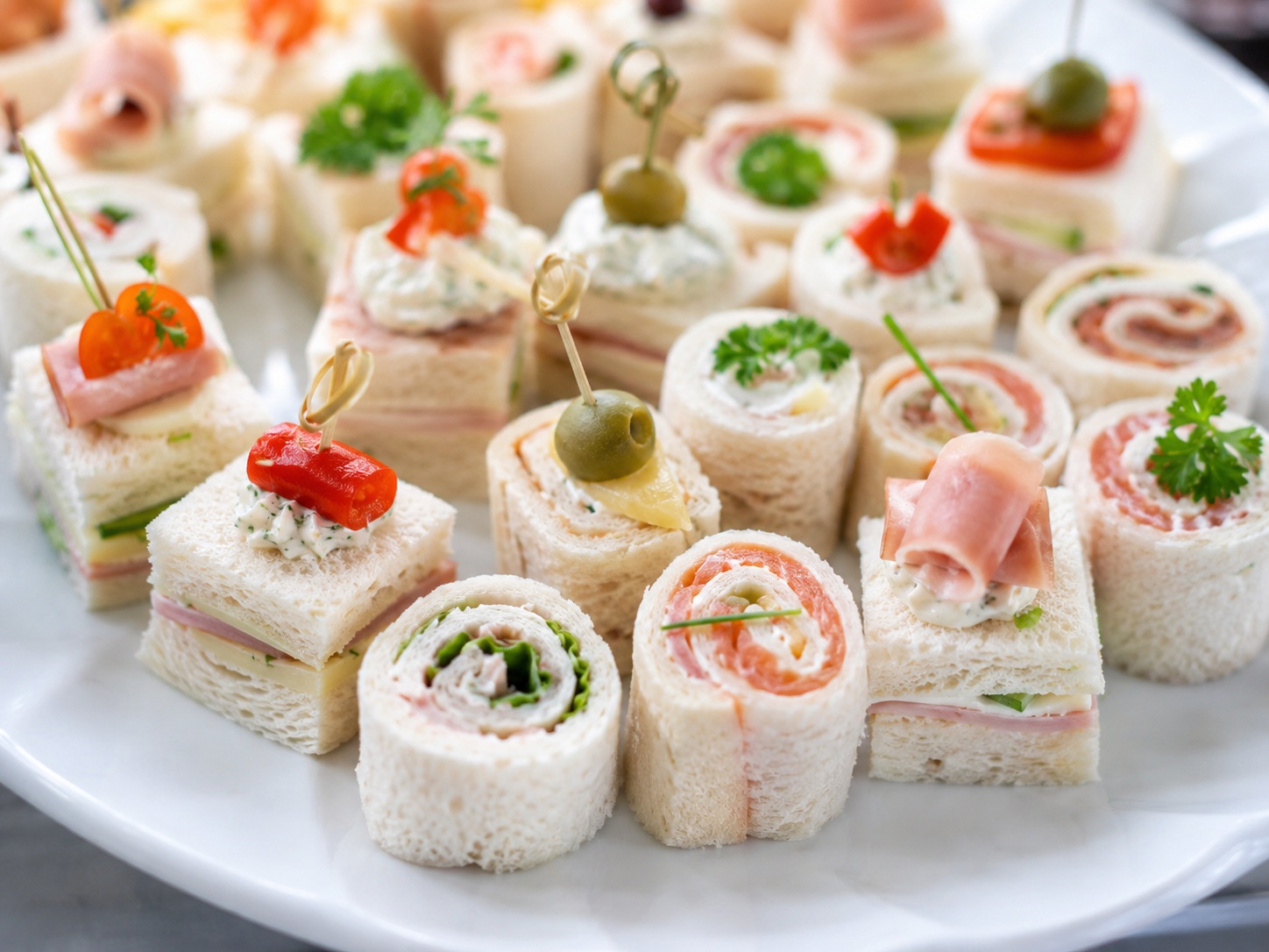 APERITIVOS DE PAN DE MOLDE