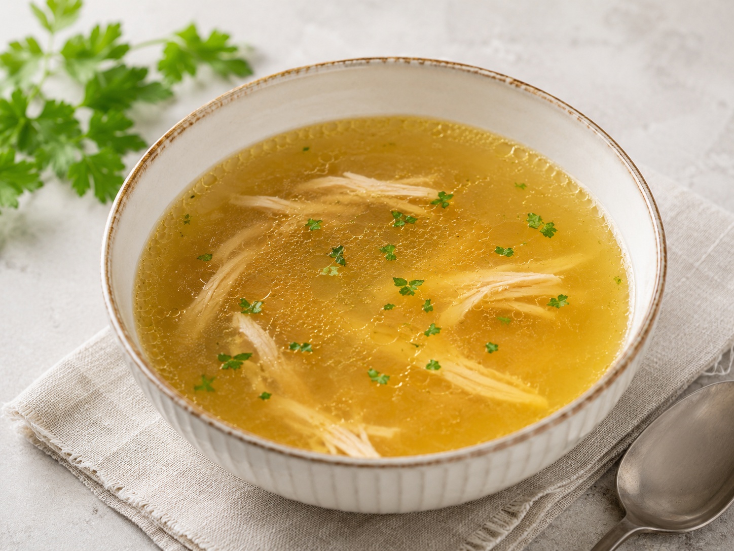 CALDO LIMPIO DE POLLO