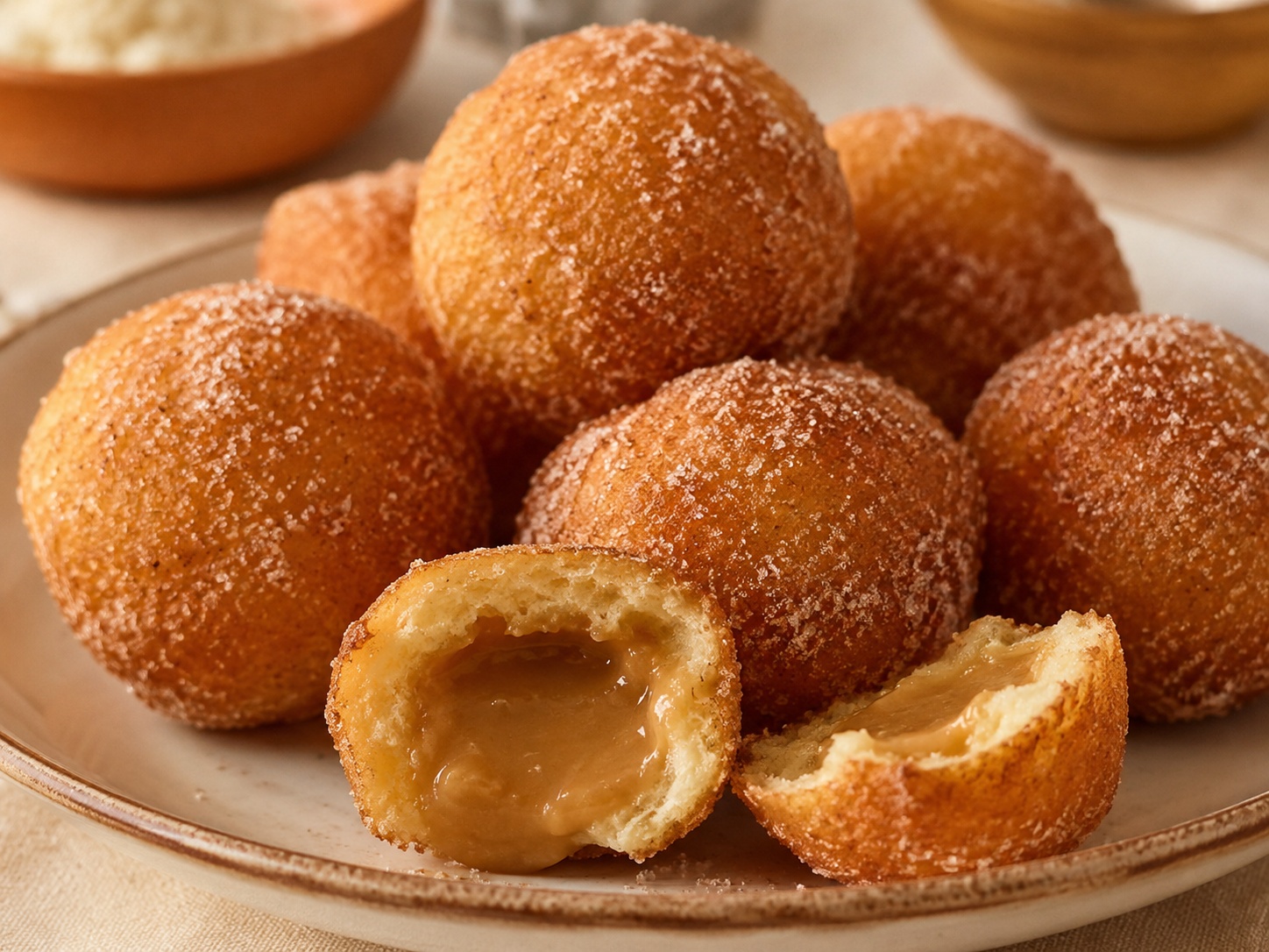 BUÑUELOS RELLENOS